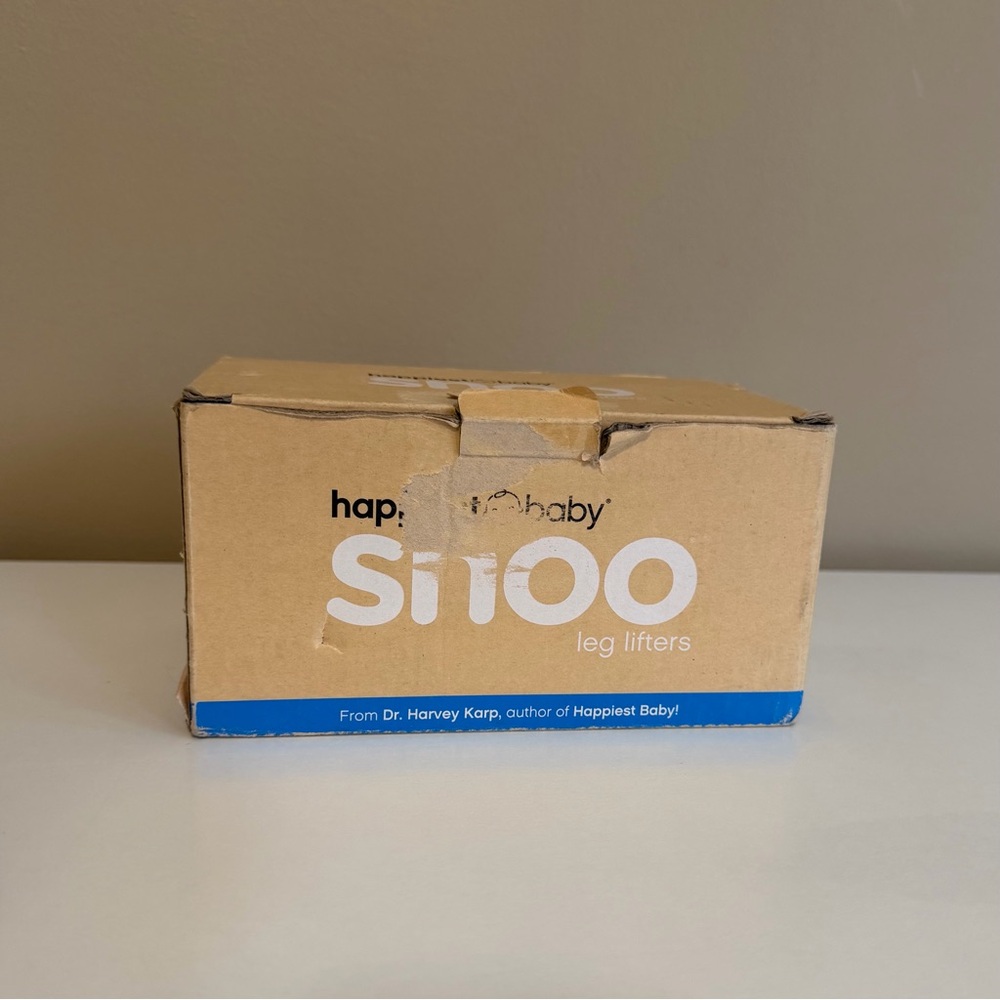 NEW Happiest Baby Snoo Leg Lifters for Bassinet White Slip Resistant Open Box